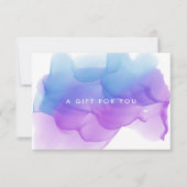 インジモダンゴウォーターカラーブロ |商品券 (正面)