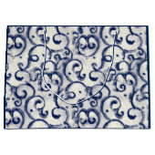 インジ日本のゴの抱き枕模様 ラージペーパーバッグ (正面)