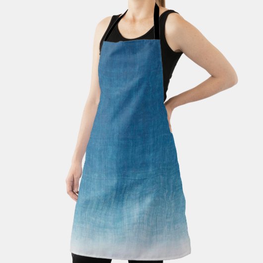 インジ日本のゴ染料ブルーグラデーション エプロン (インサイチュ)