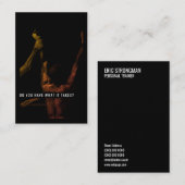 インスやる気を起こさせるピレーショントレーナーのカード引用文 名刺 (正面/裏面)