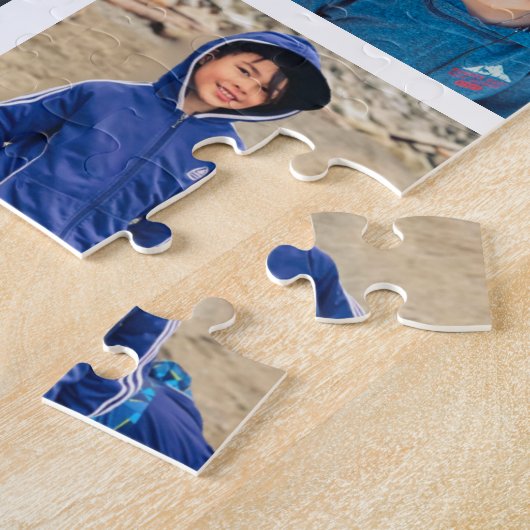 インスタグモダンラムスクエア写真コラージュ| 11枚の写真 ジグソーパズル (側面)