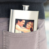 インスタグラムの写真をオリジナルの結婚記念品に フラスク (インサイチュ)