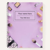 インスタグラムの名刺,インフルエンサー,エステティシャン ノートブック (正面)