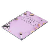 インスタグラムの名刺,インフルエンサー,エステティシャン ノートブック (左側)