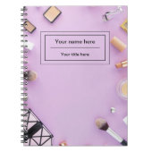 インスタグラムの名刺,インフルエンサー,エステティシャン ノートブック (正面)