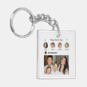 インスタグラムクールフォトソーシャルメディアパパ父の日 キーホルダー (正面左)