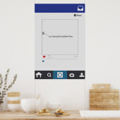 インスタグラムスタイルの結婚式フォトブースフレーム小道具 ポスター (キッチン)