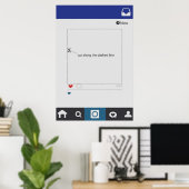 インスタグラムスタイルの結婚式用写真ブースフレーム小道具 ポスター (ホームオフィス)