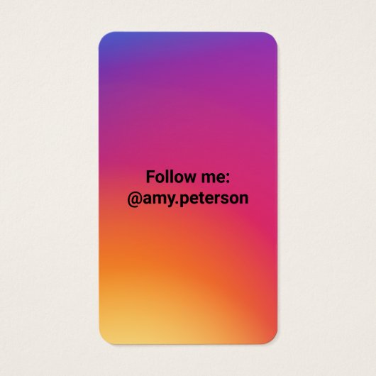 インスタグラムスタイルブラックトレンディーソーシャルメディア写真 (裏面)