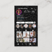 インスタグラムハロウィーン 名刺 (正面)