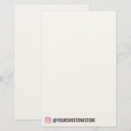 インスタグラムハンドル  名前  ソーシャルメディアアイコン プロモ 便箋