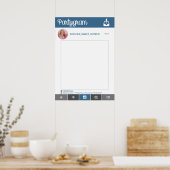 インスタグラムパーティープロップポスター フォトブースプロップ 20x28 ポスター (キッチン)