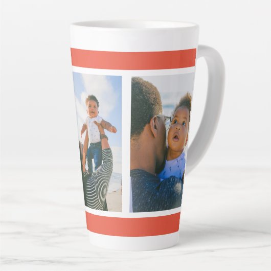 インスタグラムファミリーフォトラテマグ カフェラテマグ (右アングル)