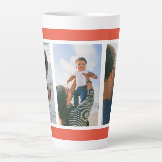 インスタグラムファミリーフォトラテマグ カフェラテマグ (正面)