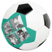 インスタグラムフォトコラージュ4写真 – エメラルド サッカーボール (3/4)