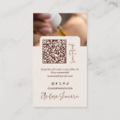 インスタグラムロイヤリティビジネスカード ロイヤリティカード (裏面)
