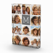 インスタグラム写真コラージュカスタムモノグラム炭 フォトブロック (右)