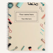 インスタグラム名刺,インフルエンサー,エステティシャン ノートブック (正面)