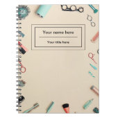 インスタグラム名刺,インフルエンサー,エステティシャン ノートブック (正面)