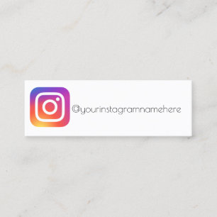 インスタグラム宇宙名刺 スキニー名刺
