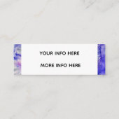 インスタグラム絵を描（ばちゃばちゃ）跳ねる スキニー名刺 (裏面)