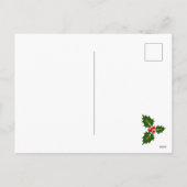 インスタグラム風フォトコラージュ クリスマス ポストカード (裏面)