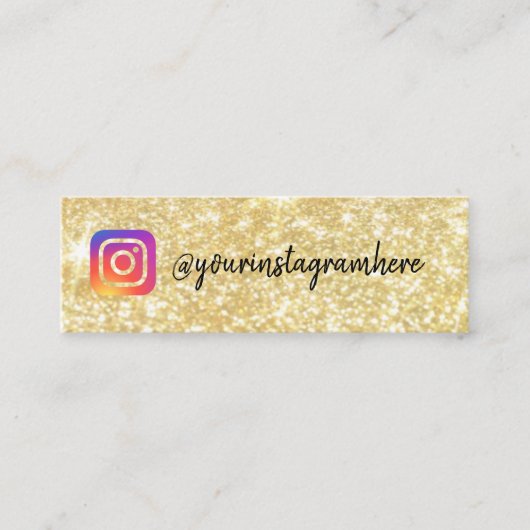 インスタグラム スキニー名刺 (正面)