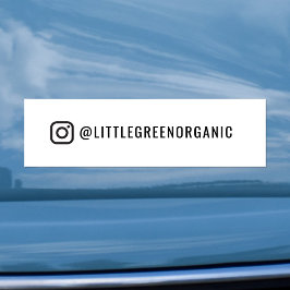 インスタグラム バンパー ステッカー | あなたのインスタグラムの名前