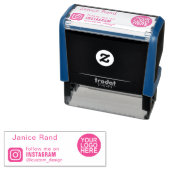 インスタグラム フォローしてね ロゴ 捺印 スタンプ (インサイチュ)