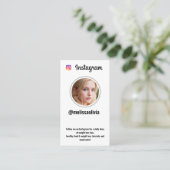 インスタグラム 写真 トレンディー ソーシャルメディア 名刺 (スタンド正面)