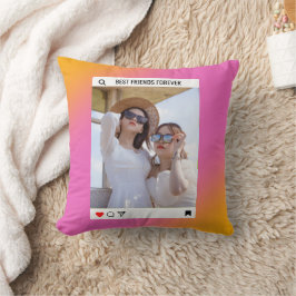 インスタグラム 写真 ベストフレンド ピンク クッション
