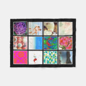 インスタグラム！12枚の写真/DIYフリースブランケット フリースブランケット (正面(横))