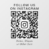インスタグラムQRコード プロモーション ウィンドウサイン (シート)