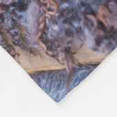 インスタグラモダンム写真が家族を集める フリースブランケット (角)