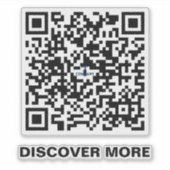 インスタントアクセスQRコードシール – 簡単に接続 シール (正面)