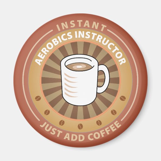 インスタントエアロビクスインストラクター マグネット (正面)