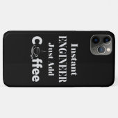 インスタントエンジニアがコーヒーを追加 Case-Mate iPhoneケース (裏面(横))
