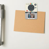 インスタントカメラカップルの撮影日の場所ユニーク マグネット