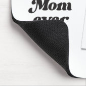 インスタントカメ最高のラドッグマママママホワイト マウスパッド (コーナー)