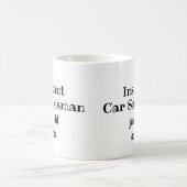 インスタントカーセールスマンJust Add Coffeeおもしろい引用文 コーヒーマグカップ (中央)