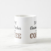 インスタントクラリネット先生だけでコーヒー音楽を追加 コーヒーマグカップ (中央)