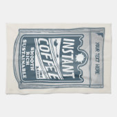 インスタントコーヒーアーポップ・アートのトイラストレーション キッチンタオル (横)