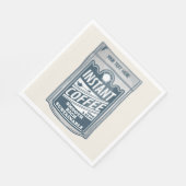 インスタントコーヒーアーポップ・アートのトイラストレーション スタンダードランチョンナプキン (角)