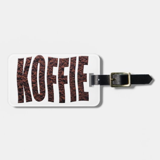 インスタントコーヒー顆粒スペルコフィー(オランダ) ラゲッジタグ (正面横)