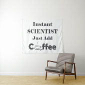 インスタントサイエンティストがコーヒーを追加 タペストリー (インサイチュ(横))