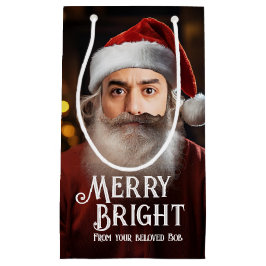 インスタントサンタ抱き枕| 単にあなたの顔を追加。 スモールペーパーバッグ