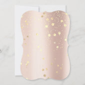 インスタントダウンロードバースデーパーティーバラ金ゴールド 招待状 (裏面)