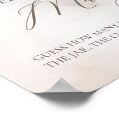 インスタントダウンロード推測ブライダルシャワーゲーム ポスター (角)