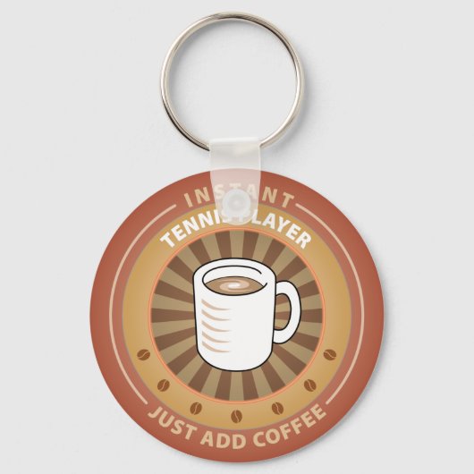 インスタントテニス選手 キーホルダー (正面)