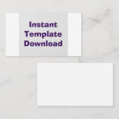インスタントテンプレートダウンロード名刺 名刺 (正面/裏面)
